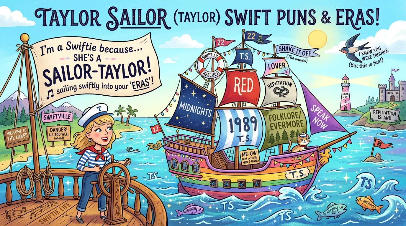 Witty Taylor Puns That Slay on Social Media