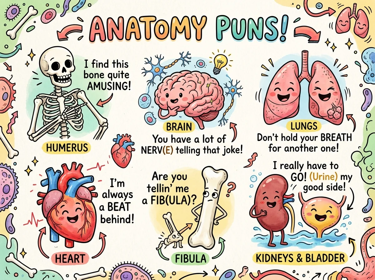 Anatomy Puns Dirty (PG-13)