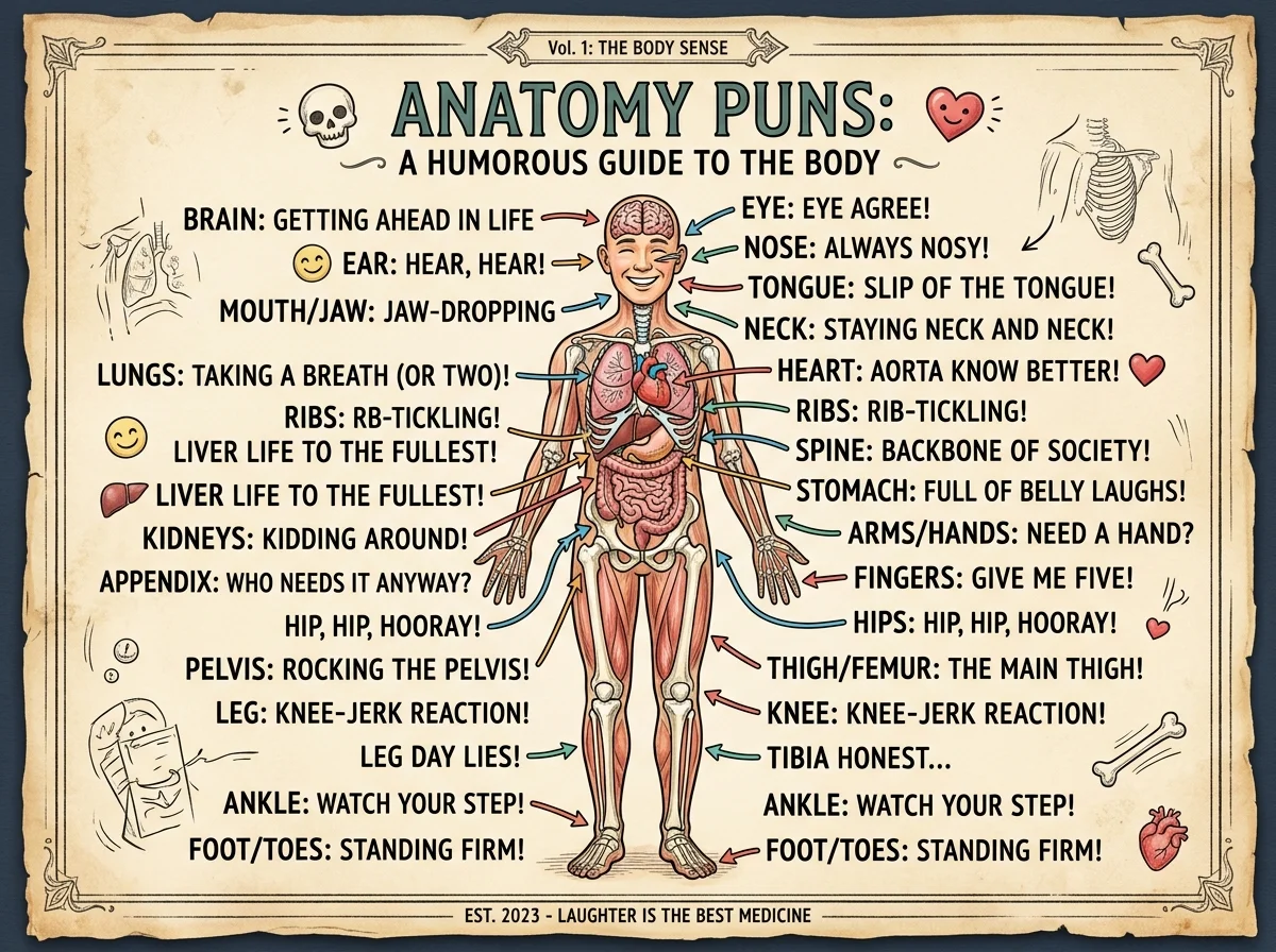 Anatomy Puns One Liners