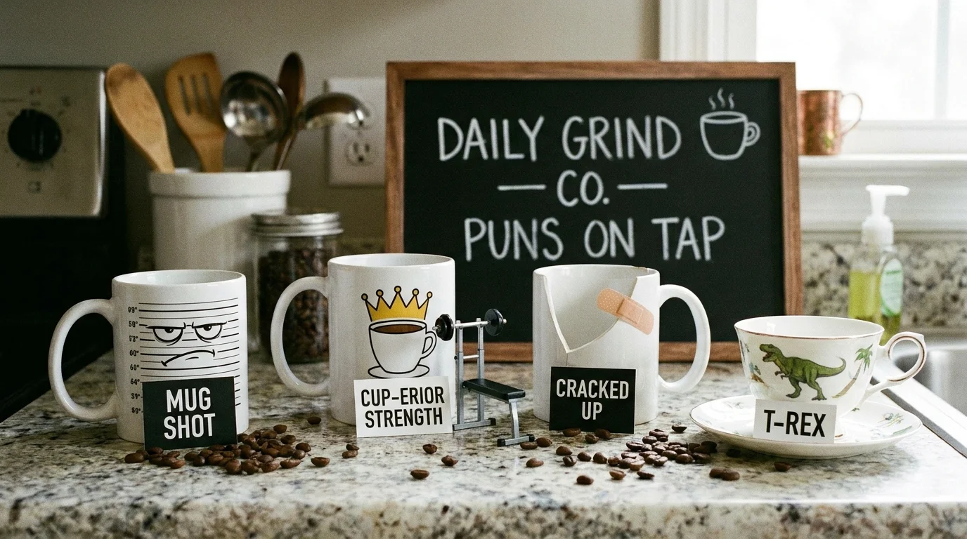 Cup Puns Captions