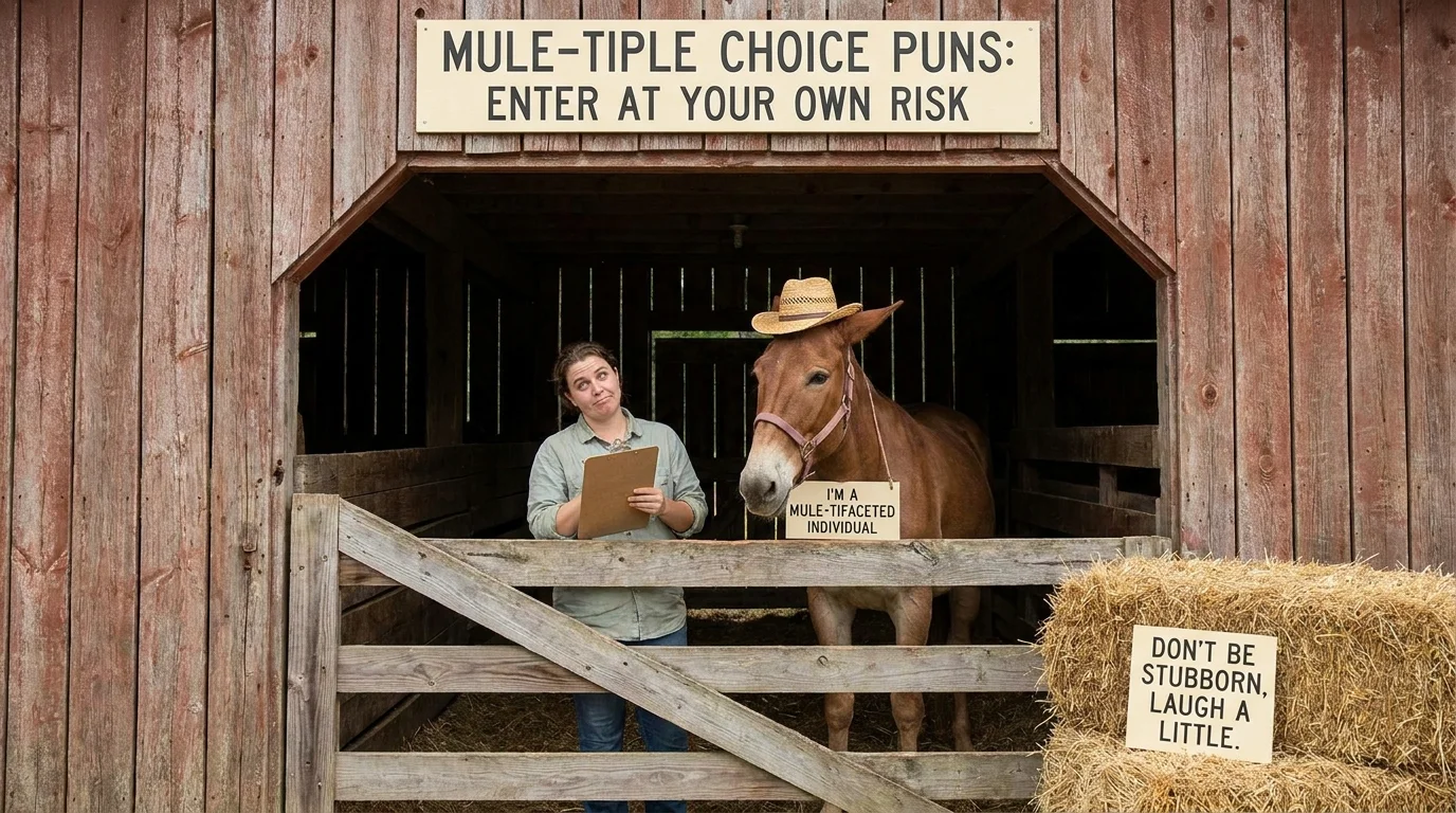 Cute Mule Puns