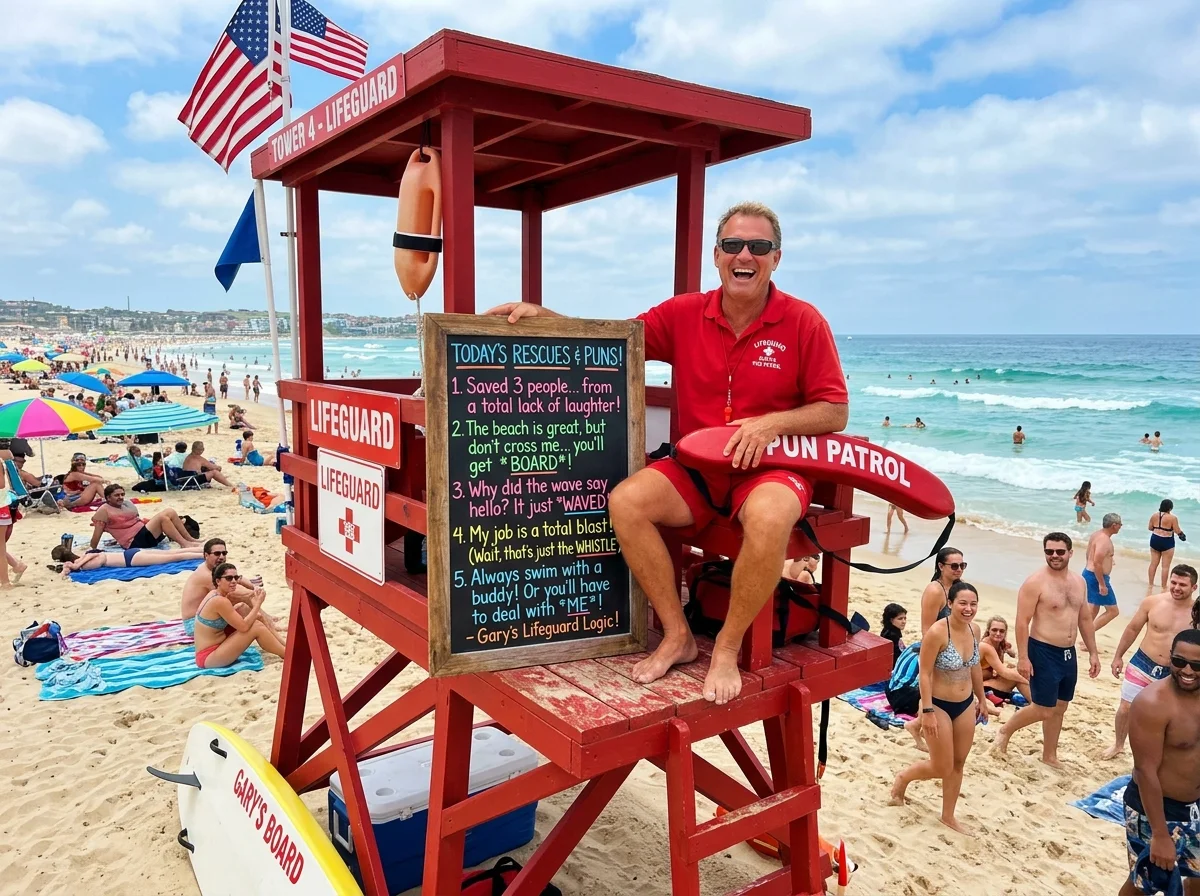 Lifeguard Puns (Clean & Playful)