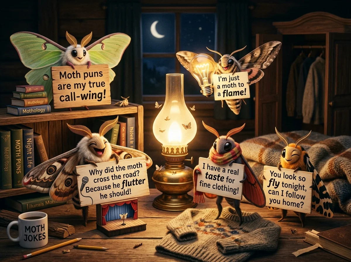 Moth Puns One Liners