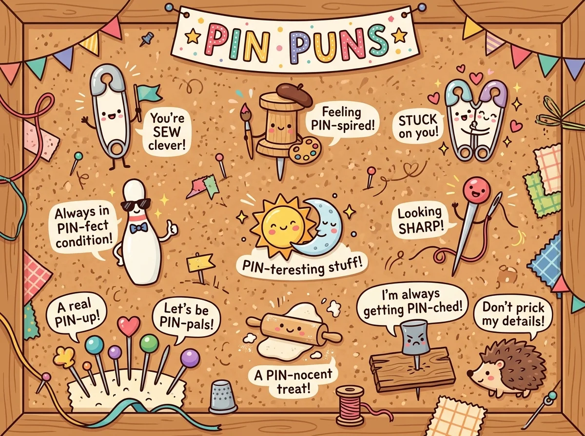 Pin Puns One Liners