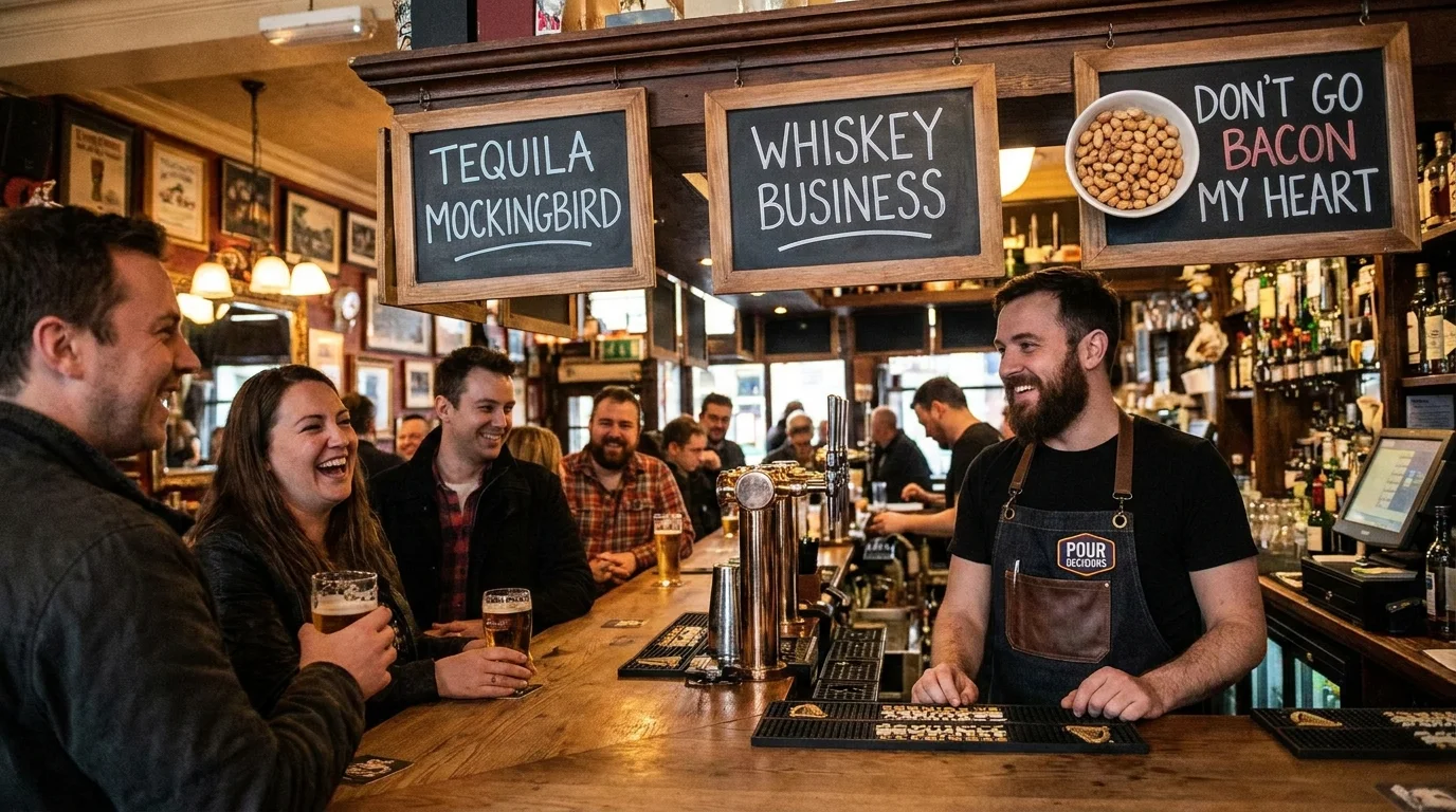 Quick & Short Bar Puns for Fast Laughs