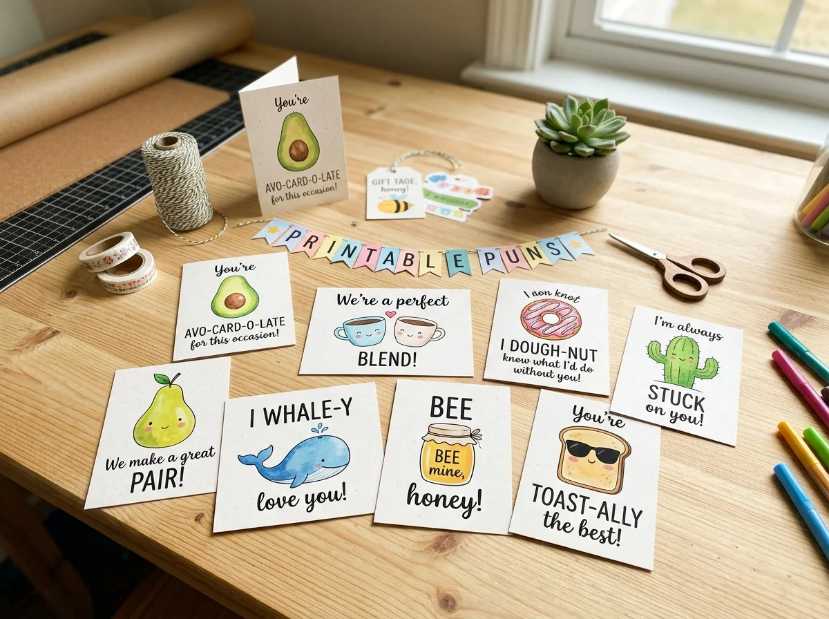 Silly, Sassy & Bold Printable Puns