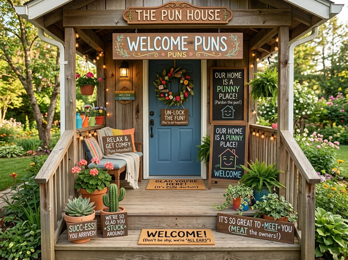 Welcome Puns Funny