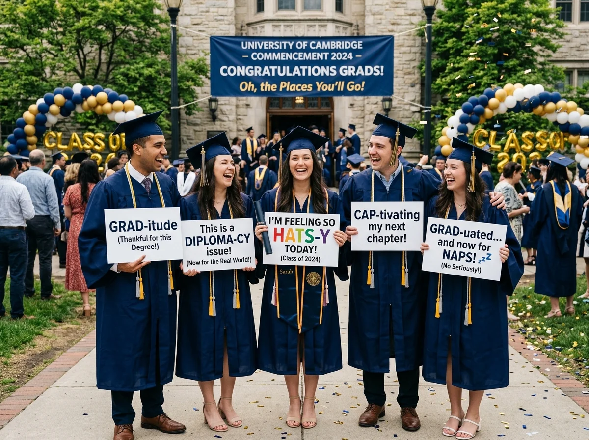 graduation puns