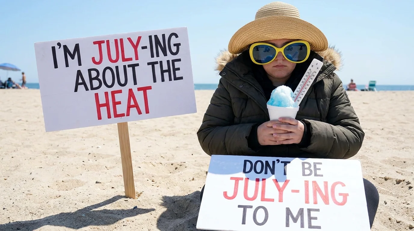 Clever July Wordplay for Instagram