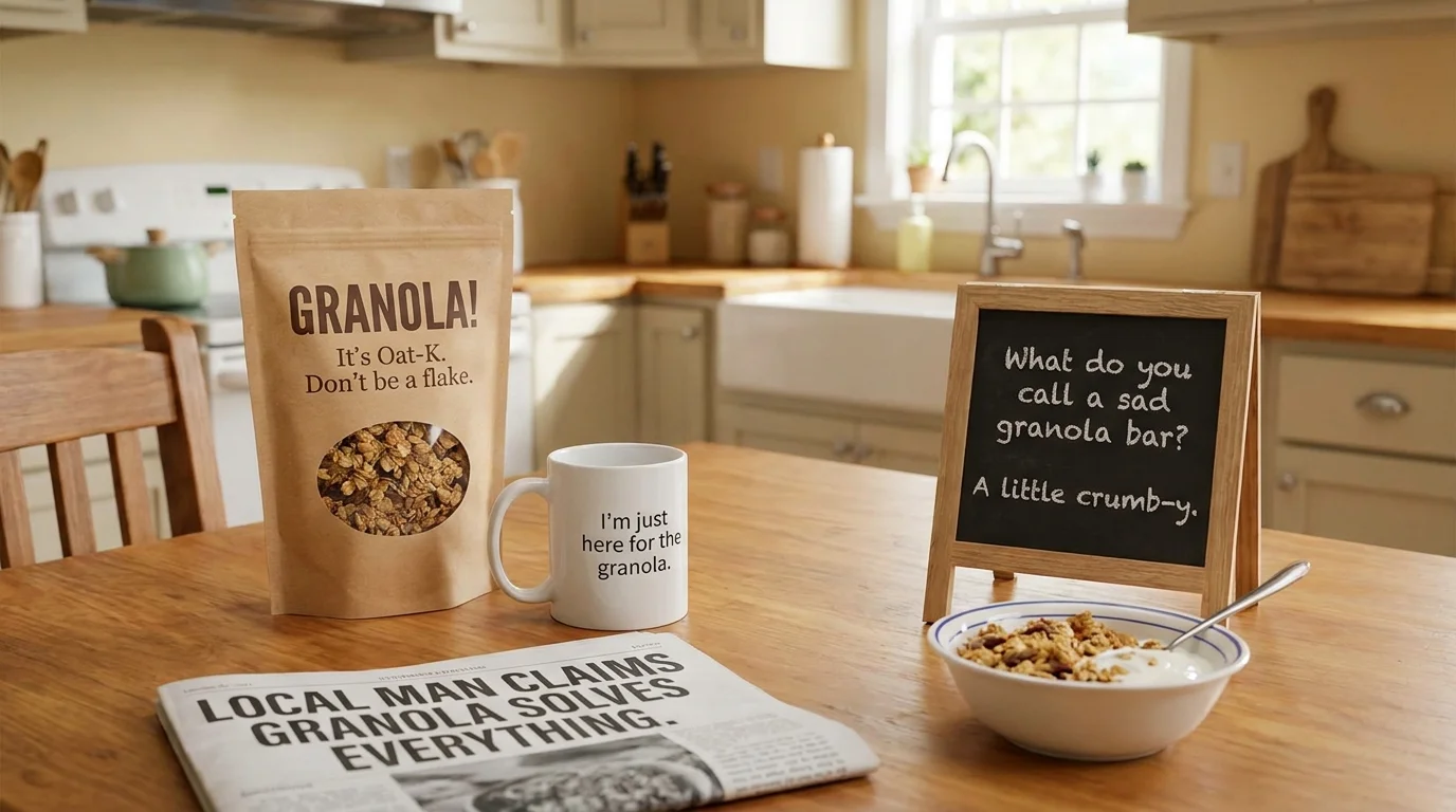 Granola Puns One Liners