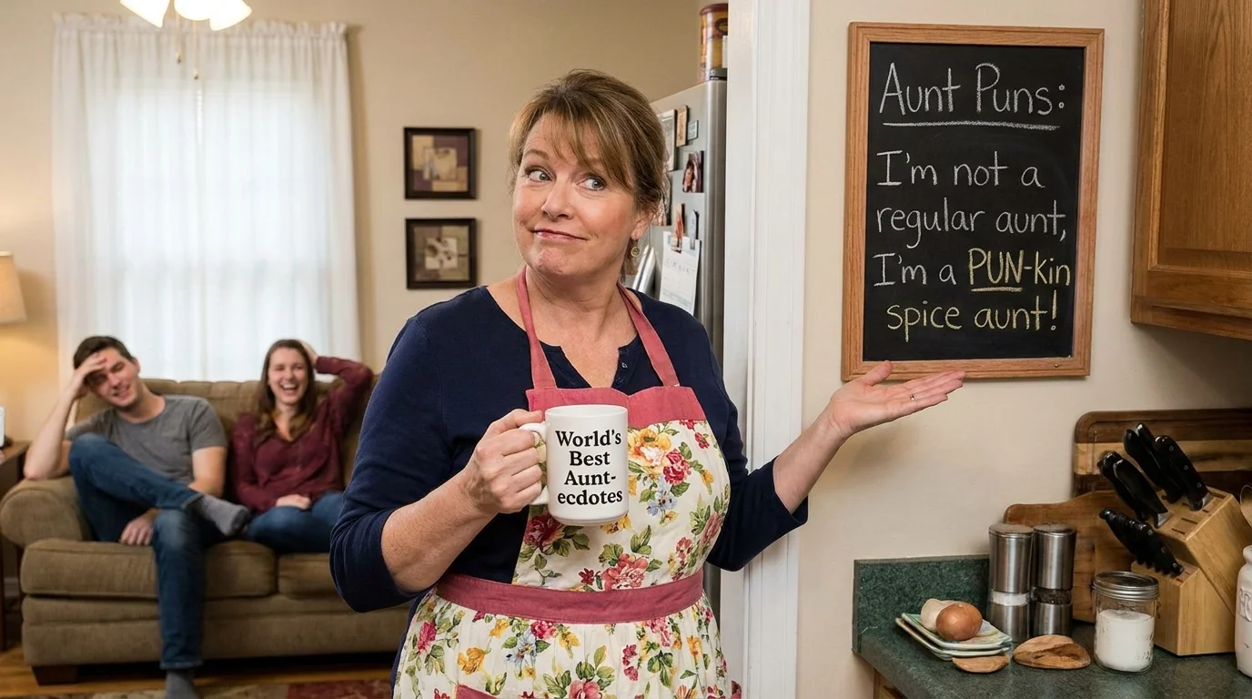 Hilarious Aunt Puns & Captions