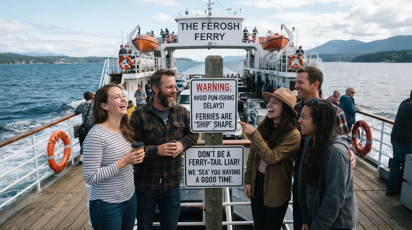 Hilarious Ferry Puns & Captions