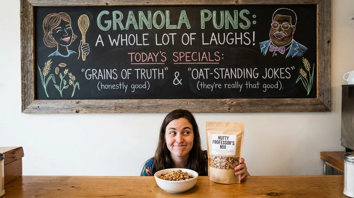 Quick & Short Granola Puns for Fast Laughs