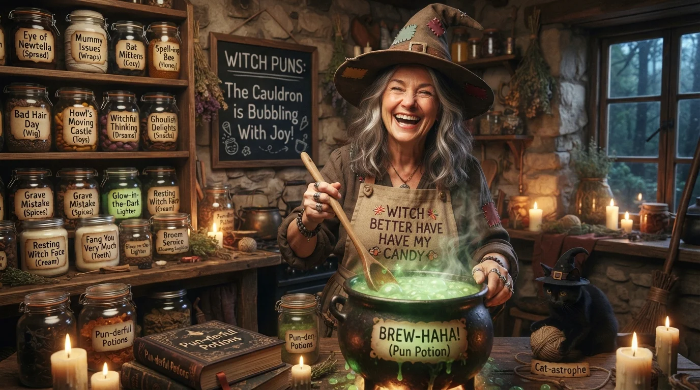 Witch Puns One Liners
