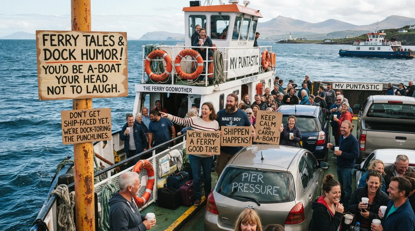 Witty Ferry Puns That Slay on Social Media