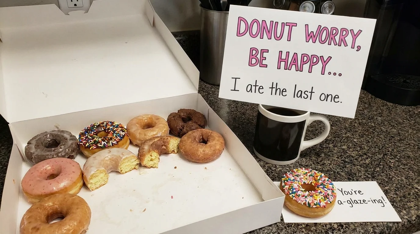Clever Donut Wordplay for Instagram