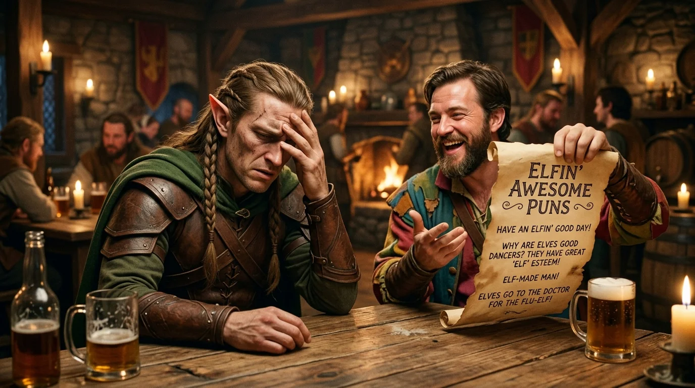 Fantasy Elf Puns
