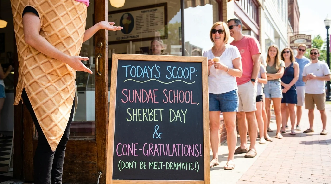 Funny Ice Cream Puns