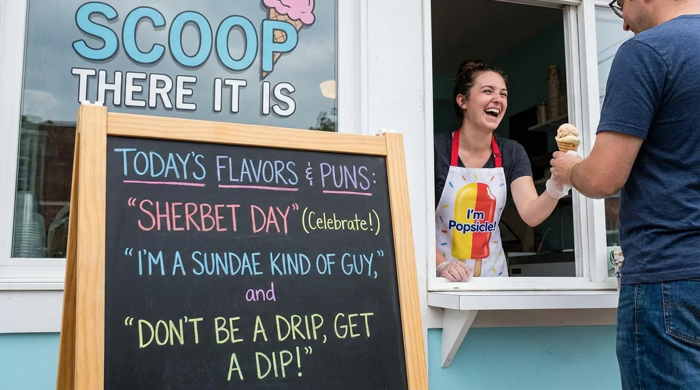 Ice Cream Puns for Summer