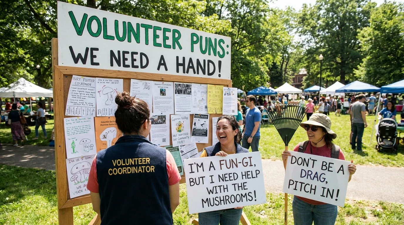 Volunteer Puns