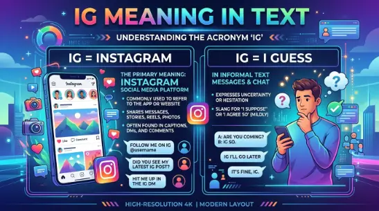 IG Meaning in Text