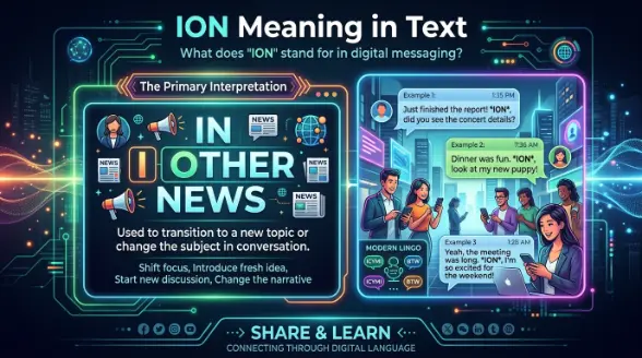 ION Meaning in Text