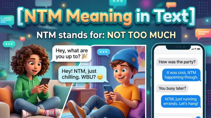 NTM Meaning in Text