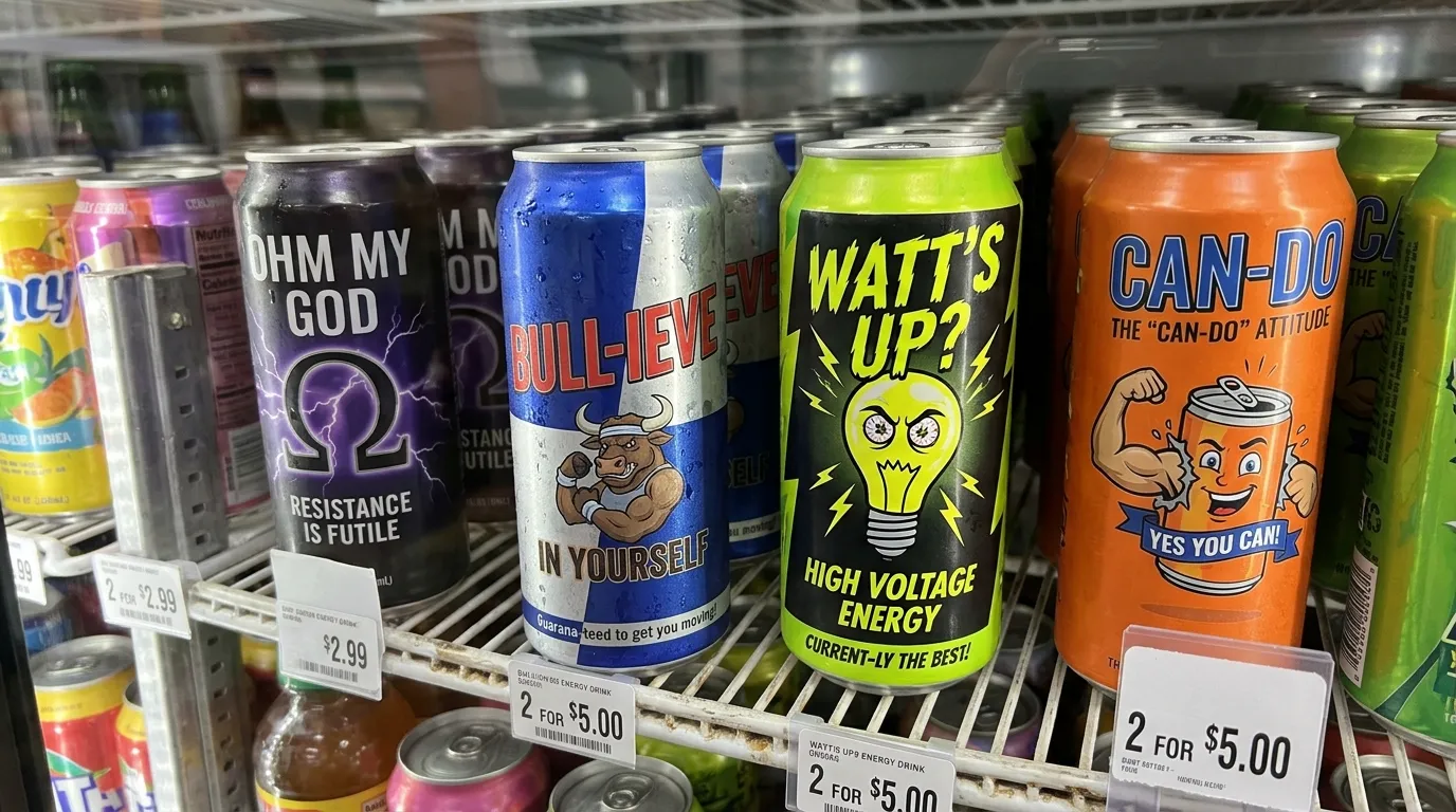 Energy Drink Puns One-Liners